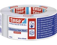 Banda Adeziva Tesa, Duct Tape, 50mm/50M (T-04610-00) argintie, pentru lipire, inchidere, ambalare