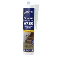 Bostik A780 Crystal Clear Acrylic, 300ml pentru etansarea rosturilor de la nivelul treptelor, peretilor, tavanelor, plintelor si pervazurilor